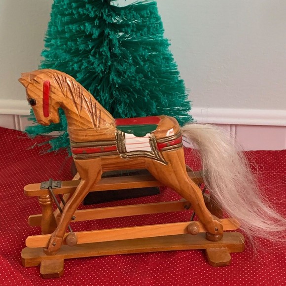 Wood Toy Rocking Horse Christmas Around the World House of Lloyd - Picture 3 of 11